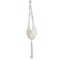 2 Ivory Cotton Ropes Macrame Plant Hanger Decorative Indoor POT HOLDERS